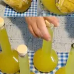 Lady wires four old tomato cages together at the top with zip ties. This idea is exploding right now.