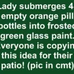 Lady weaves 200 plastic soup spoons through metal chicken wire. Everyone is copying this idea for their patio!