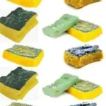 Lady wires four old tomato cages together at the top with zip ties. This idea is exploding right now.